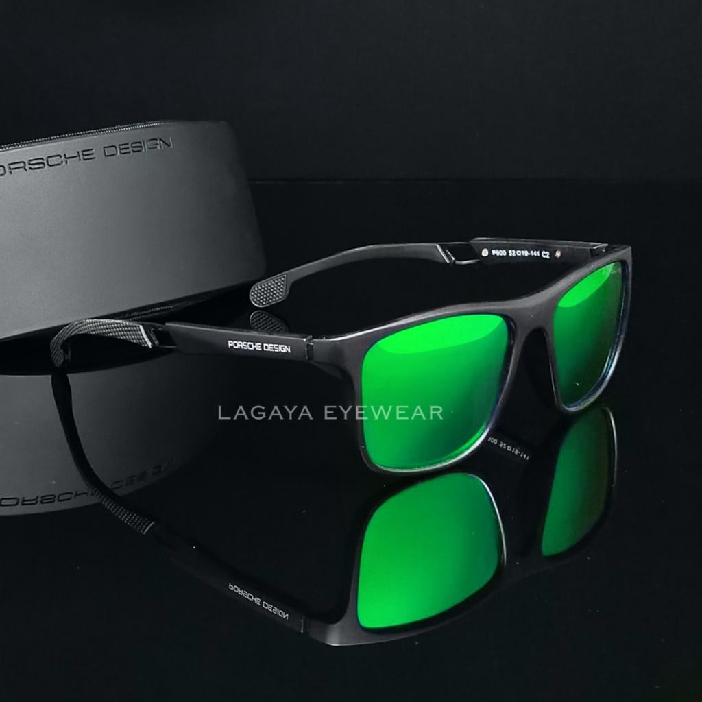 KACAMATA HITAM PORSCHE P 600 ORI ANTISILAU ANTIRADIASI FRAME POLYCARBONATE TITANIUM OUTDOOR INDOOR B
