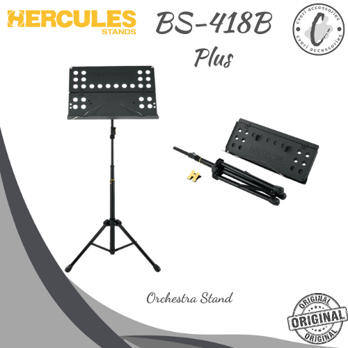 Hercules BS418B Plus Orchestra Stand Original BS-418B Stand Book Buku