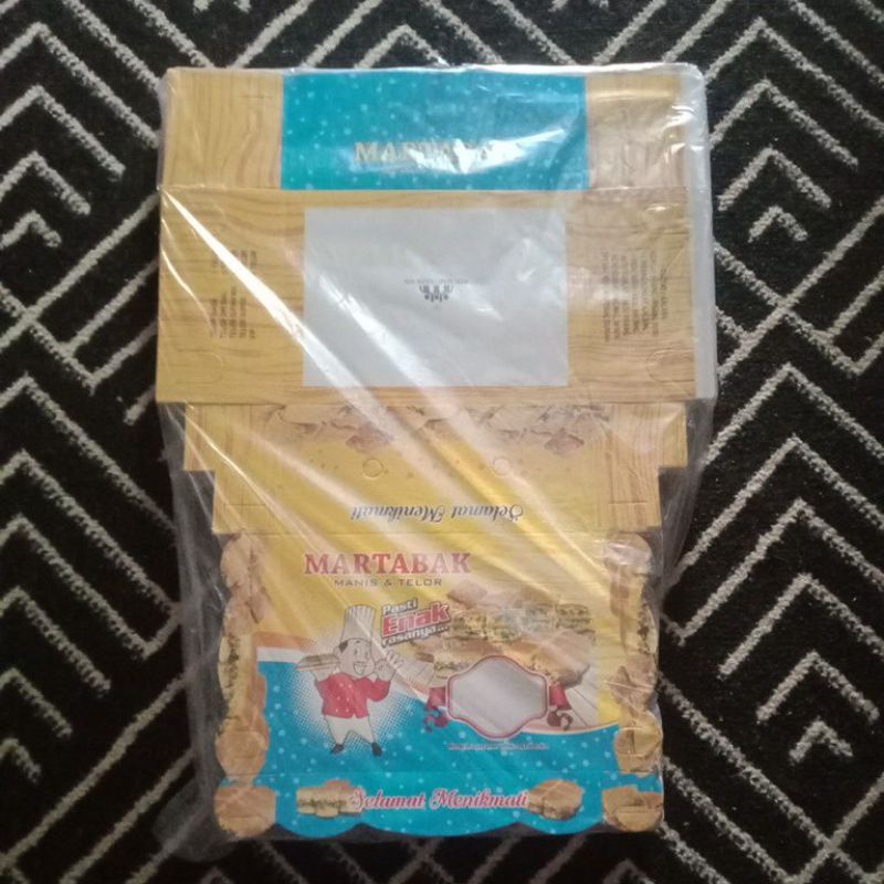Kotak R5 Motif Martabak / Kotak Martabak Terang Bulan Praktis