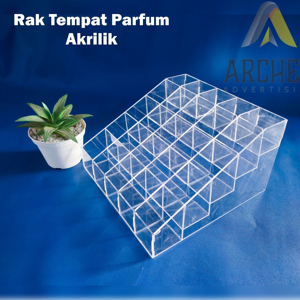 Rak  Susun Tempat Parfum Rak Penyimpanan MInyak Wangi 25 kotak