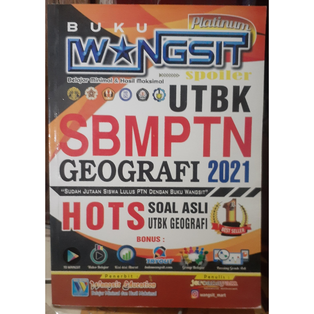 Wangsit SBMPTN Geografi 2021 (BEKAS)