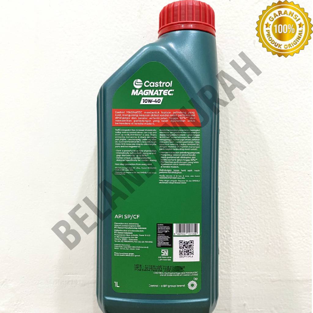 RK Oli Castrol Magnatec 10w-40 1 Liter 100% ASLI ORIGINAL