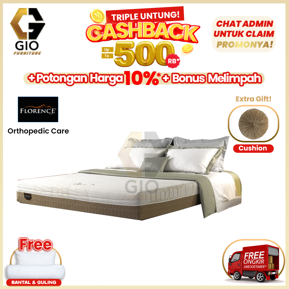 Kasur Florence Orthopedic Care / Florence Springbed Orthopedic Care (Hanya Kasur)