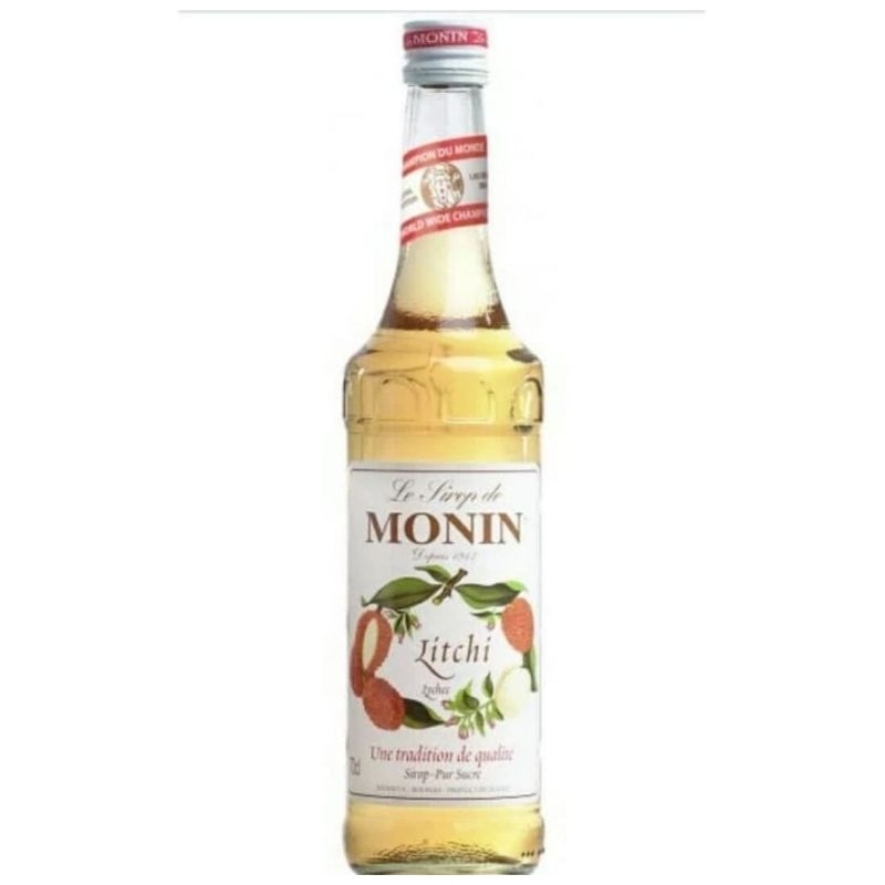 

Monin Lychee leci 1000 ML/1Ltr
