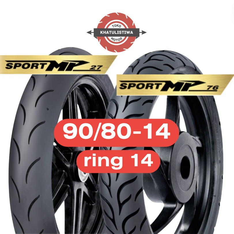 BAN FDR MOTOR SPORT MP76 MP27 90/80-14 TUBELESS RING 14 SPORT MP27 14
