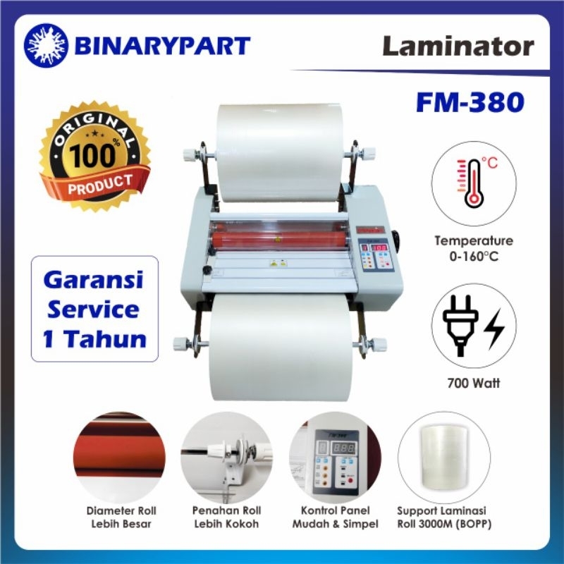 

Mesin laminating roll FM 380 heavy duty