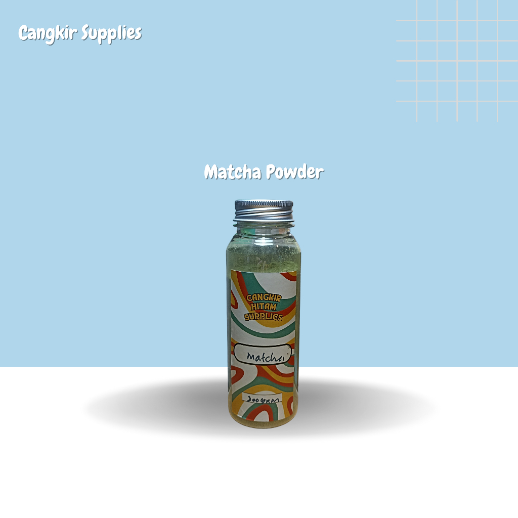 

Matcha Powder 200 gram - CangkirHitam Supplies