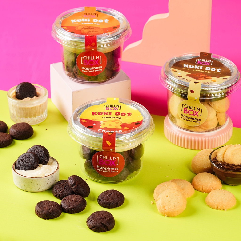 

[BUNDLE] Chill'n Box - Paket Kuki Dot Cookies Isi 3 Pcs (Semua Varian)