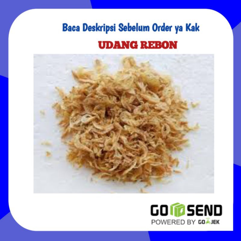 

Udang Rebon Segar Per 100gram - Sayur Segar Online Palembang