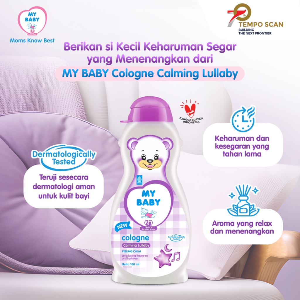 MY BABY Cologne Calming Lullaby [100 ml / 2 pcs]