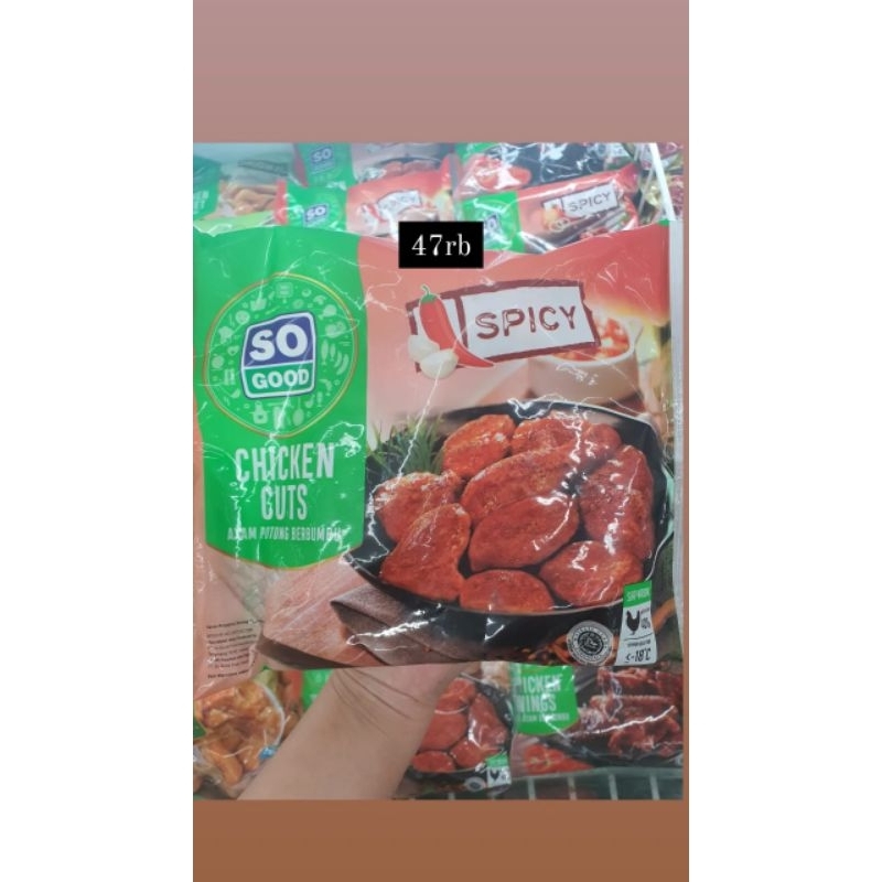 

sogood spicy chicken cuts 400gr