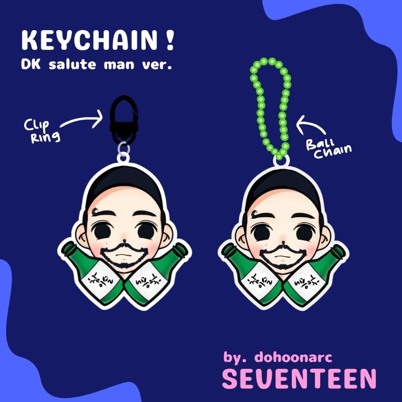 DK SALUTE KEYCHAIN [NANA TOUR VER.]