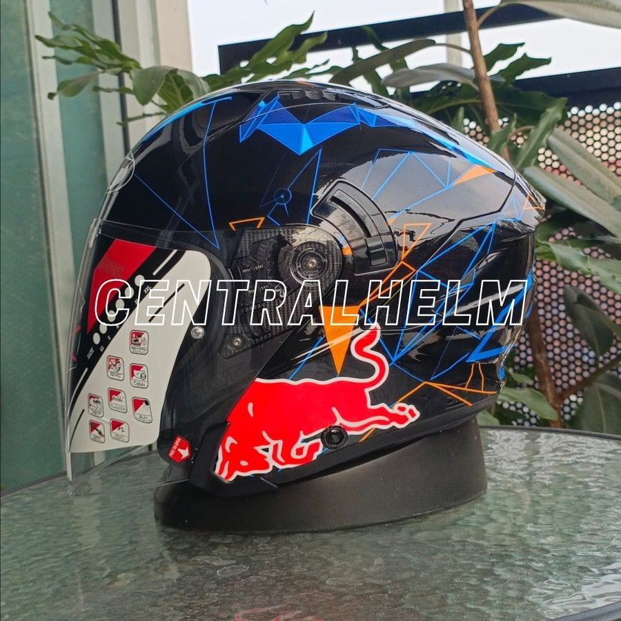 HELM KYT NFJ Custom motif Pol Espargaro Black HELM KYT NFJ REPAINT