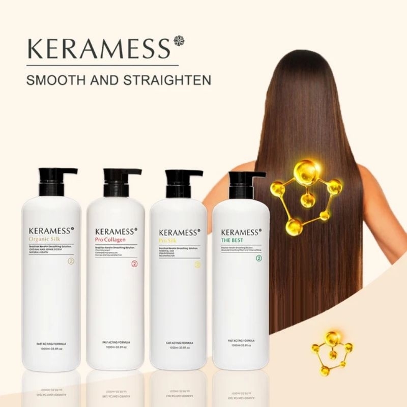 KERATIN SMOOTHING BRAZILIAN KERATIN SMOOTH  KERAMESS KERATIN 1000ML