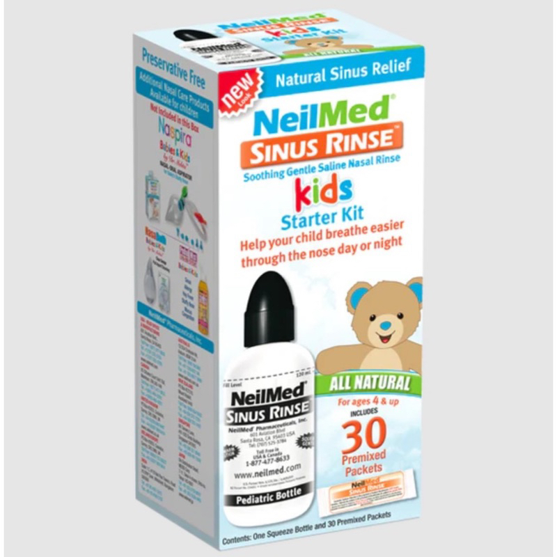 Neilmed Sinus Rinse Kids Pediatric Starter Kit 30 sachet