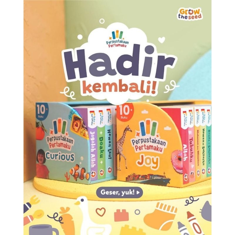 Boardbook Buku Anak Perpustakaan Pertamaku Paket Awal Paket Lanjutan Paket Joy Paket Curious Buku Ba