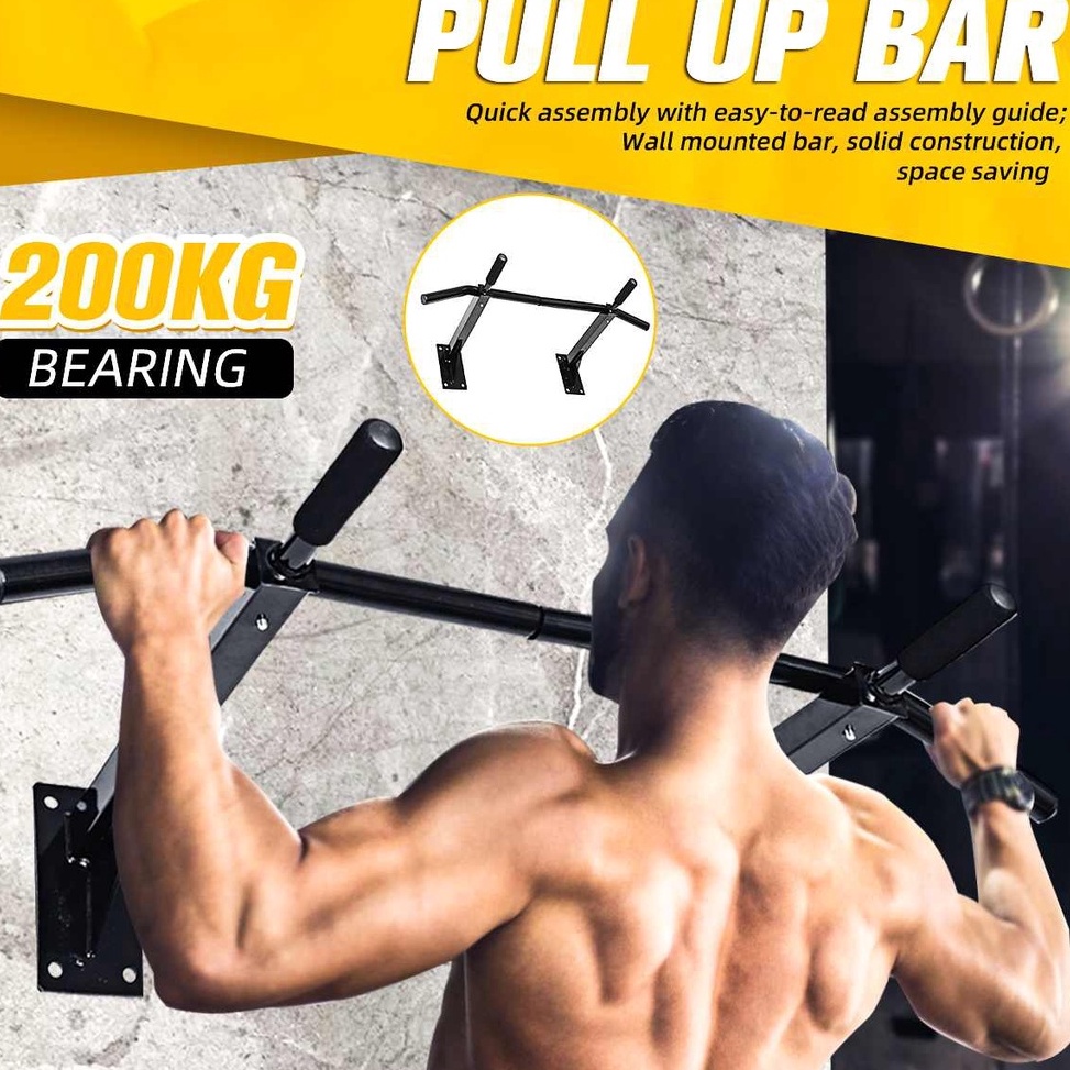 Siap Kirim Tiang Pull Up Bar Dinding Alat Pull Up Tembok Dinding Alat Restok Pull Up Dinding Tempel 