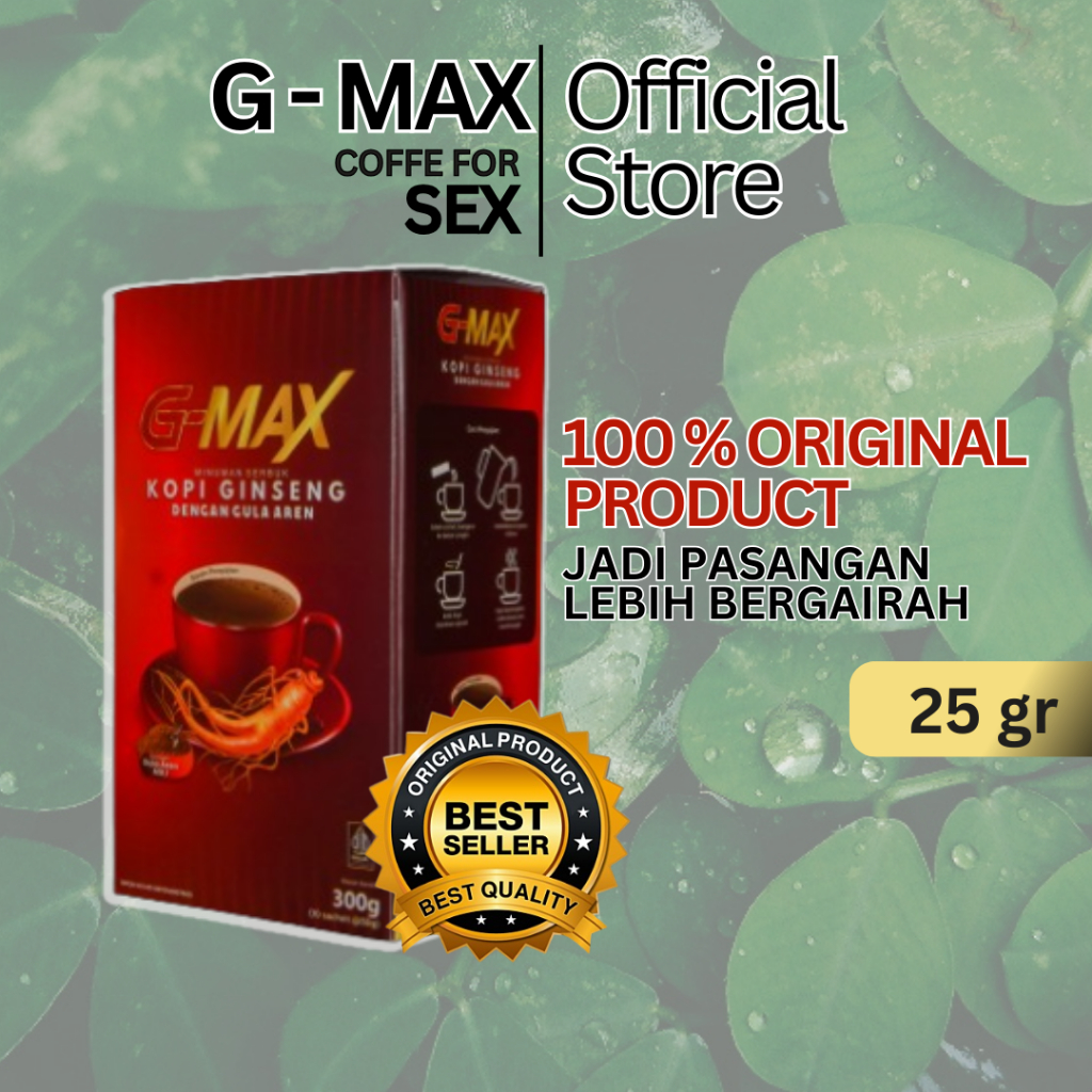 

PRODUK ASLI G-MAX COFFE - KOPI PENAMBAH STAMINA PRIA BPOM AMAN