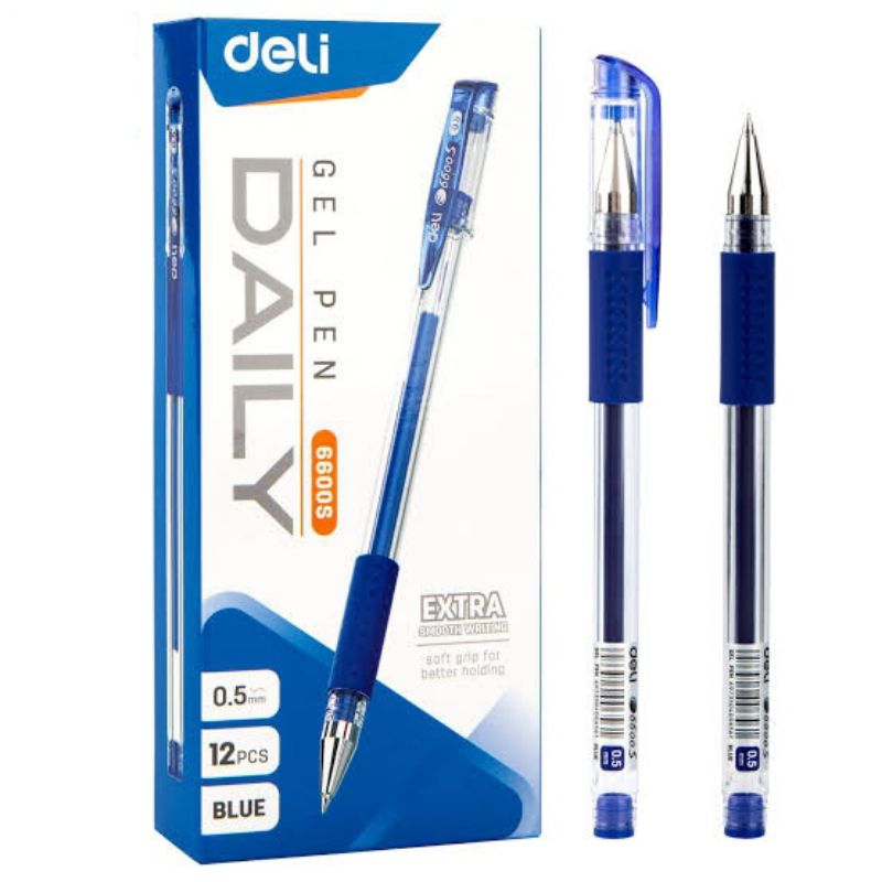 

Deli Office Gel Pen / Pulpen Gel 0.5mm Nyaman Digenggam 1 PCS E6600S perlengkapan sekolah perlengkapan rumah alat tulis kantor ATK terbaru