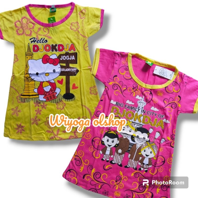 Grosir dan ecer Daster anak jogja / daster anak khas jogja bahan adem / daster kaos anak perempuan o