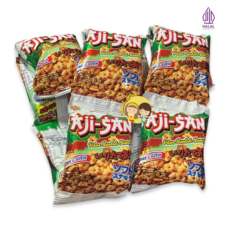 

AJISAN AJI-SAN Snack 10 X 8 Gr Snack Ribut Rasa Asin Gurih Jajan jadul by Jadoel_Snack