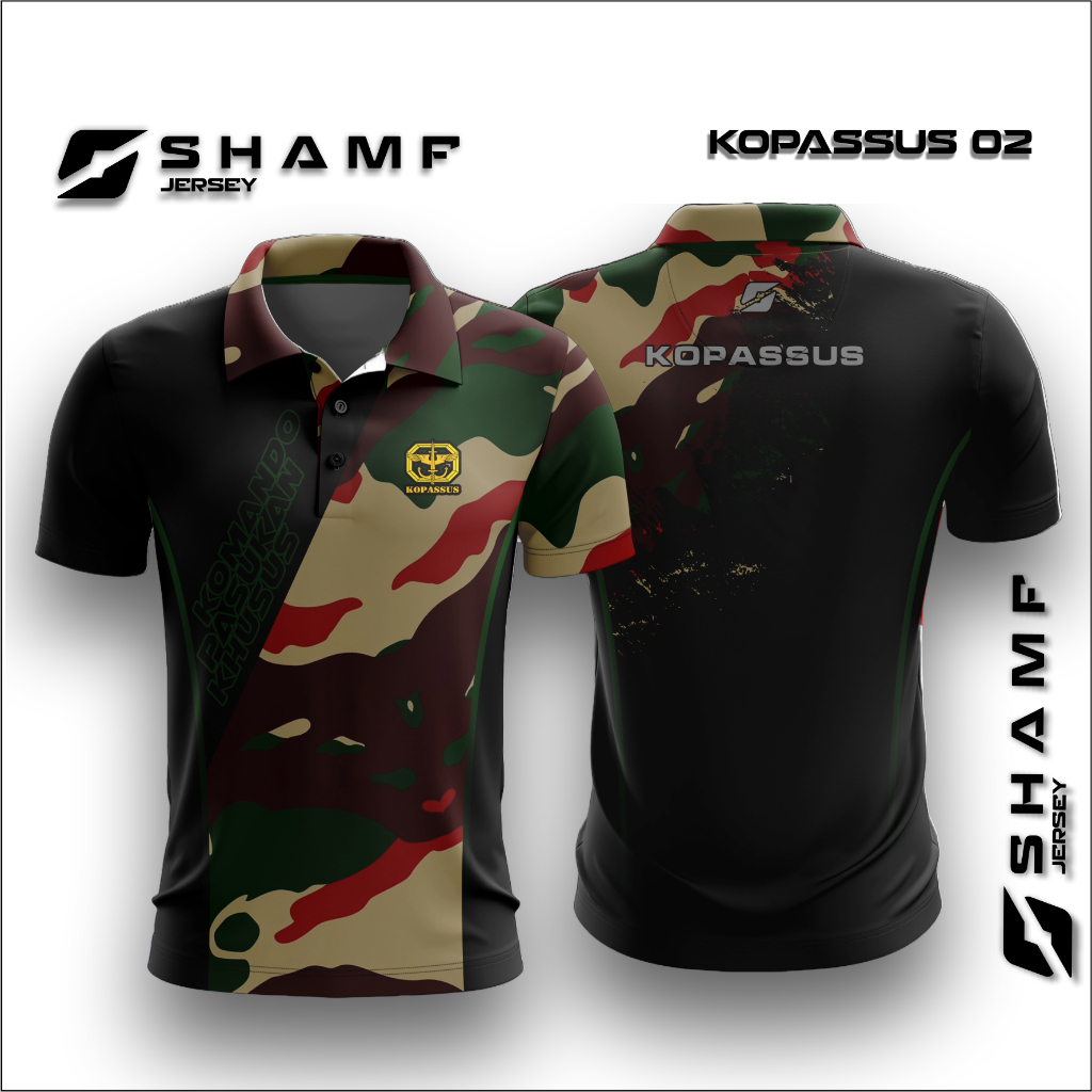 JERSEY KOPASSUS 02 | JERSEY KOPASSUS SATUAN | JERSEY KOPASSUS CUSTOM | KAOS JERSEY | KAOS JERSEY SAT