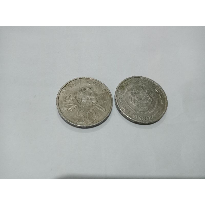 Koin 50 cent Singapore