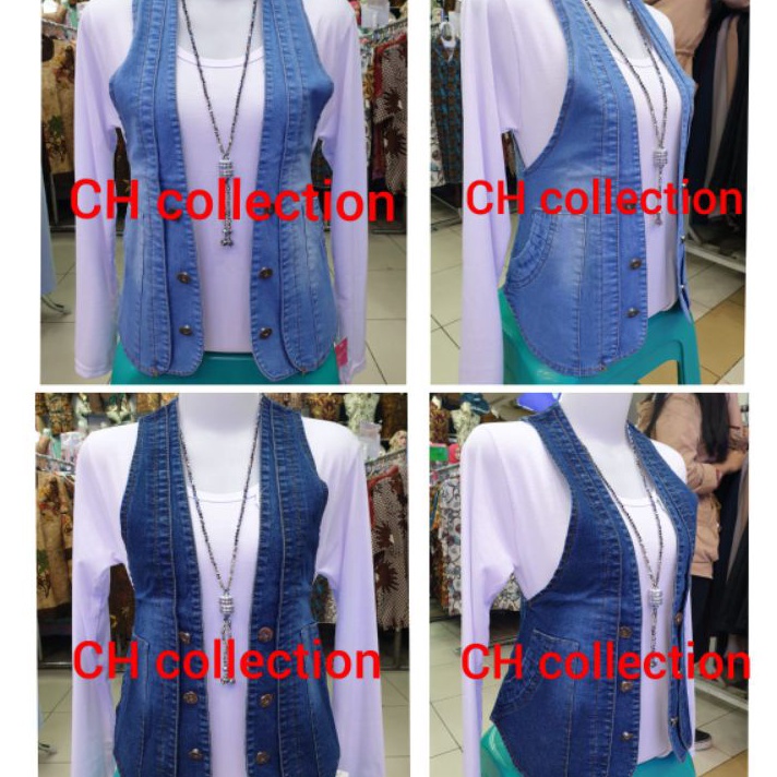 Restock Rompi Jeans Wanita outer Jeans Tebal Cewek Wanita Trendy Terbaru Kekinian ROMPI WANITA ROMPI