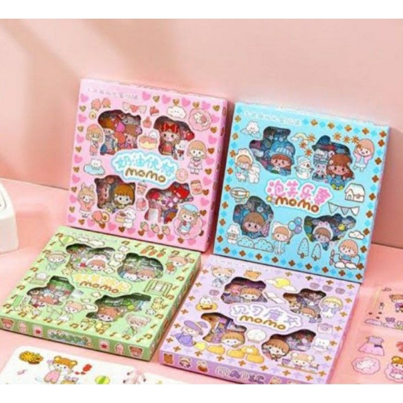 

Stiker Momo estetik warna warni