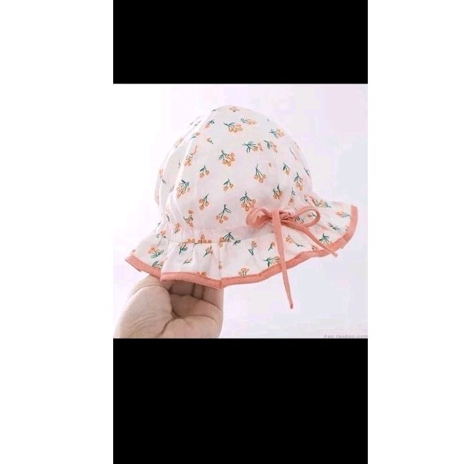 topi bayi perempuan Korean kekinian