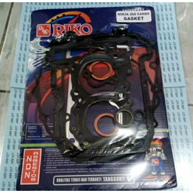 PAKING FULLSET NINJA 250 KARBURATOR/GASKET FULL SET KAWASAKI NINJA 250 CARBU/KARBU