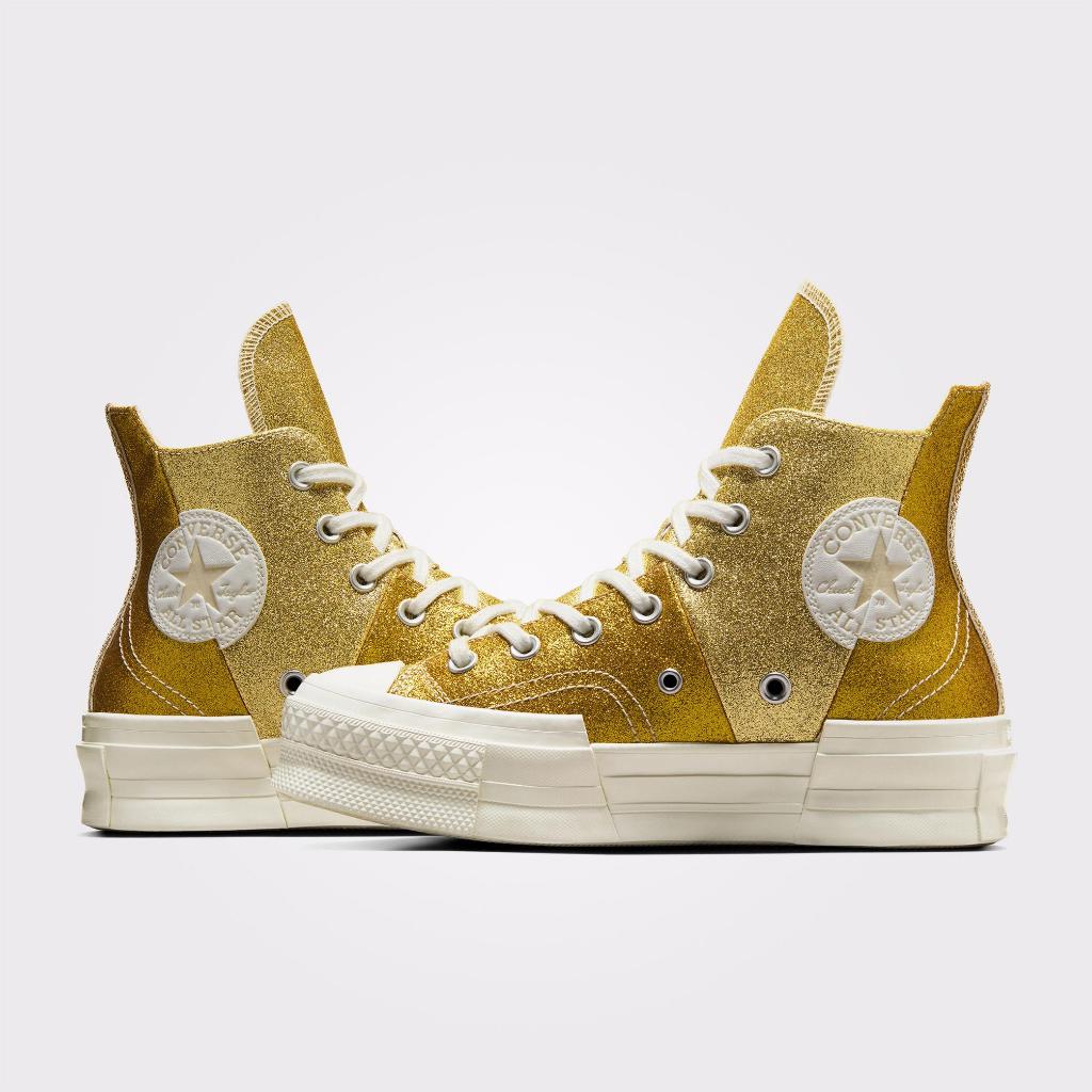Converse Chuck 70 70s Plus Glitter Remixed Shine Two Tone Sparkle Gold