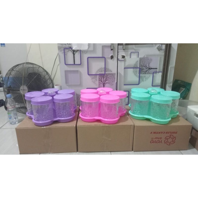 Toples 5 Daun Toples kue kering set Toples kue lebaran