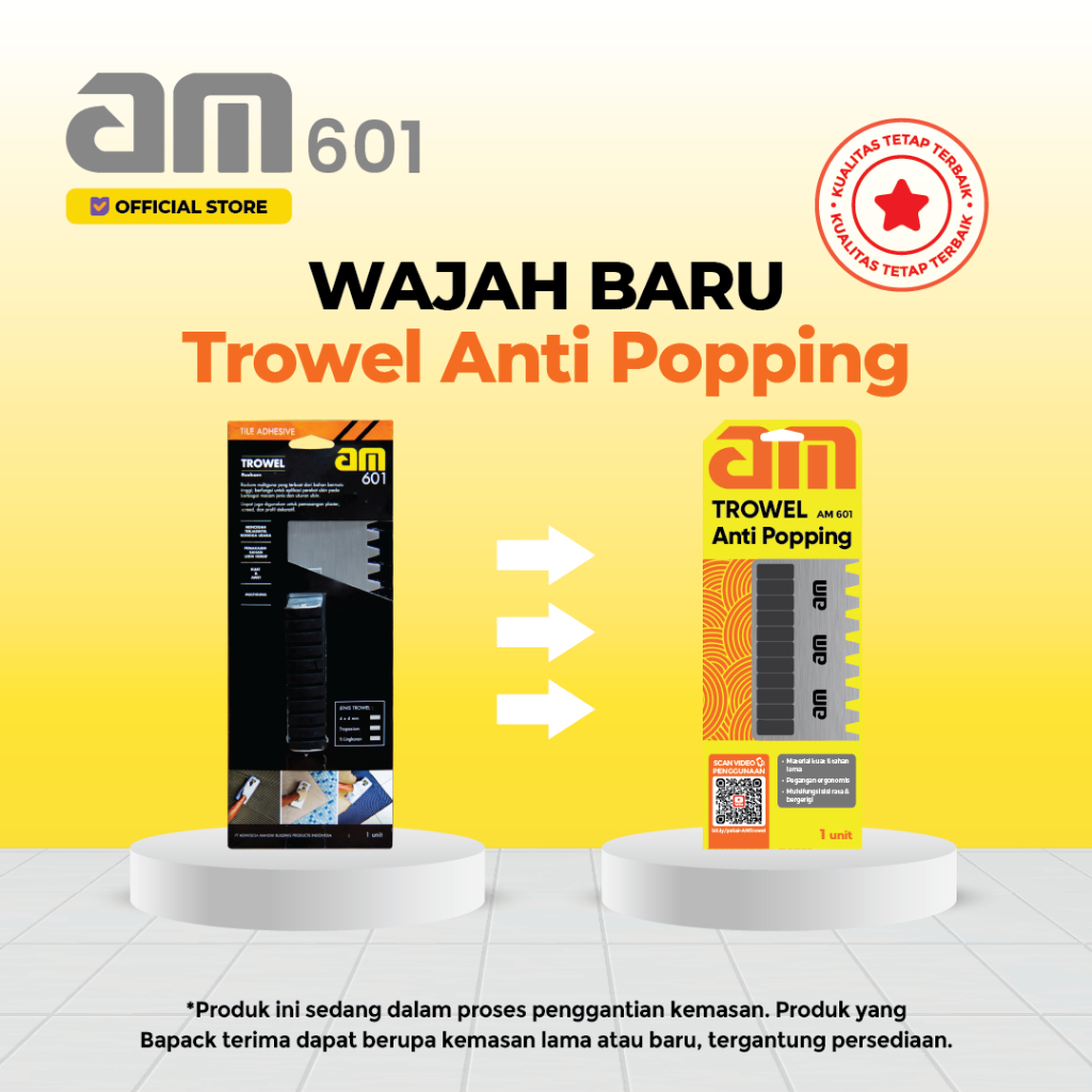 AM Mortar AM Trowel Anti Popping Keramik