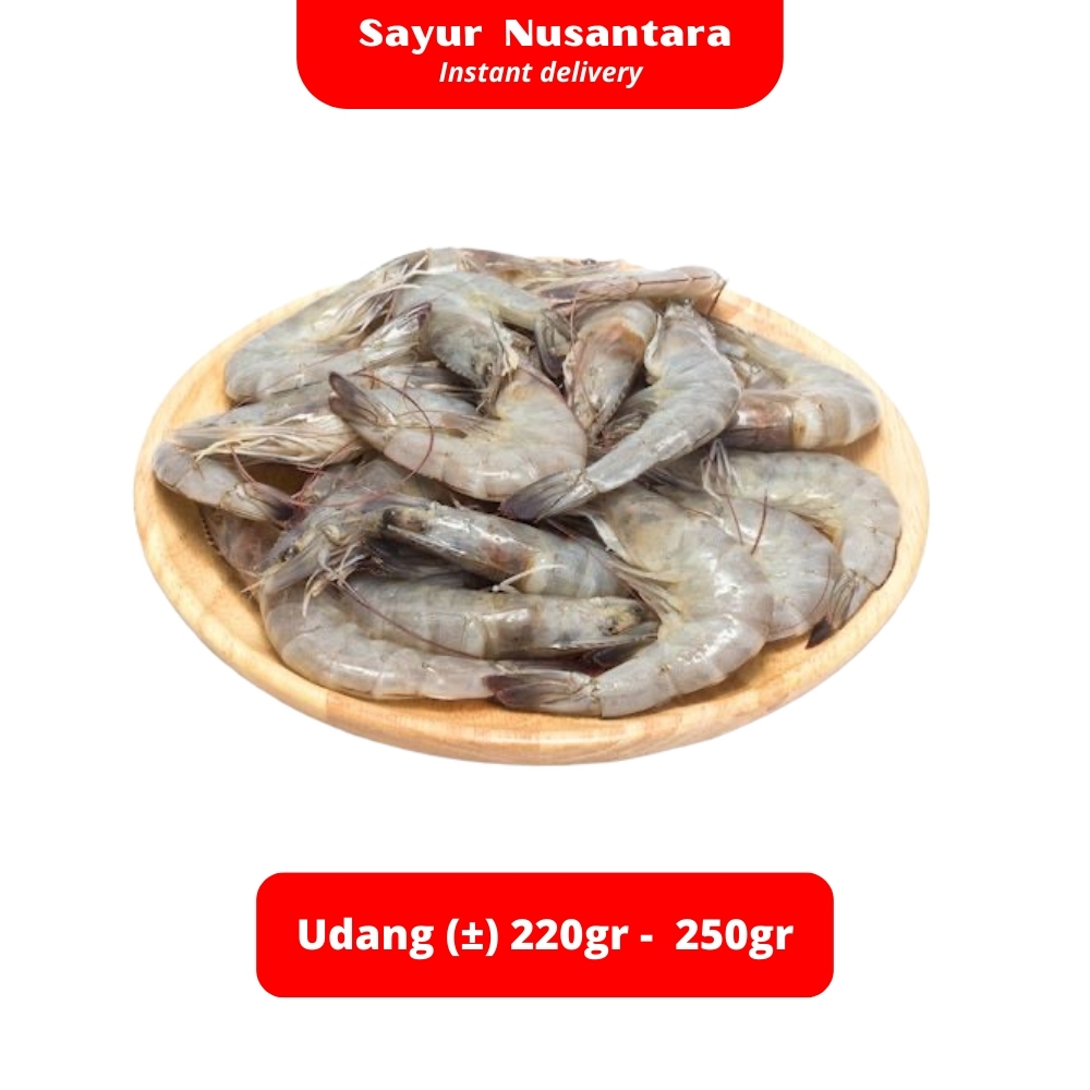 

Udang 220gr - 250gr - Sayur Nusantara KIRIM INSTANT