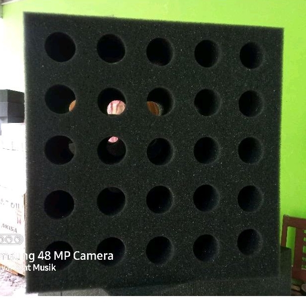 Busa Spon Mic Isi 25 Bahan Hardcase Microphone Lubang Microphone Isi 25