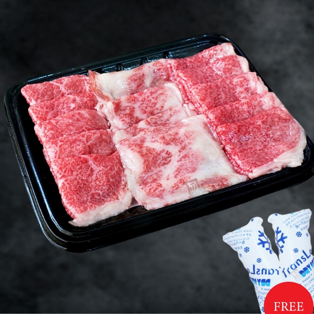 

Japanese Wagyu A5 Beef Shabu Thin Sliced 150gr