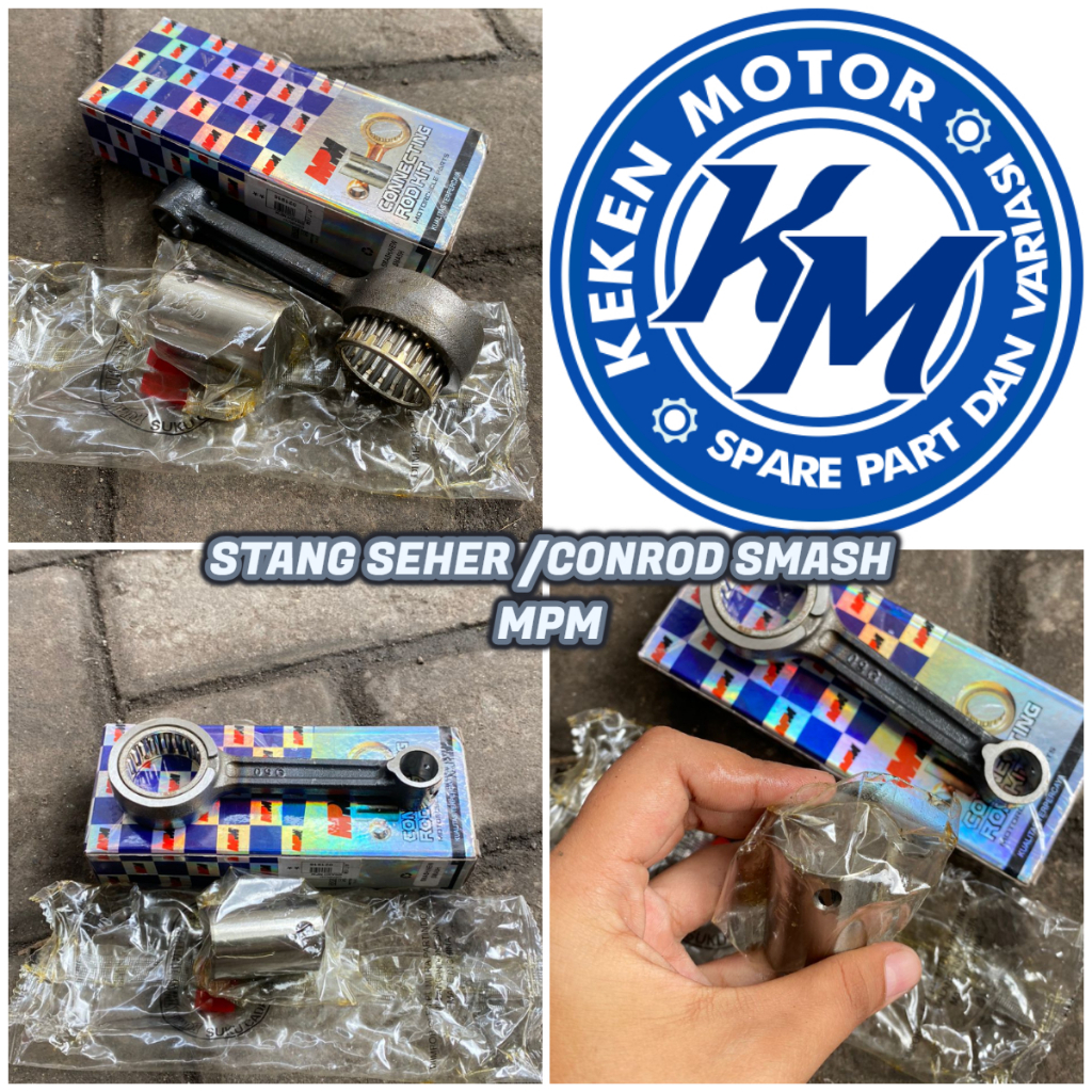 STANG SEHER CONNECTING ROD SMASH MPM INDOPART NPP || CONROD STANG SEHER SEKER SMASH MERK MPM INDOPAR