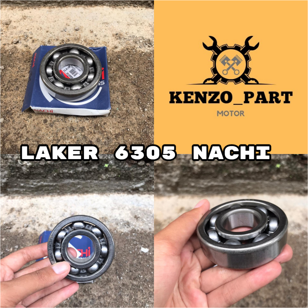 BEARING LAKER LAHER 6305 MERK NACHI || LAKER KLAKER MERK NACHI LAKER 6305 NACHI