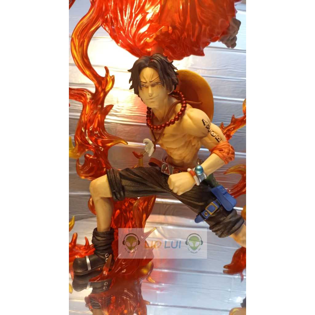 ACTION FIGURE ONE PIECE - PORTGAS D. ACE ZOOK STUDIO (RECAST)