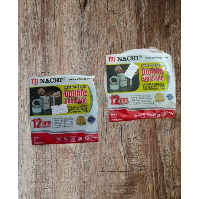 

(1 PCS) DOUBLE TAPE NACHI 12mmx10yard