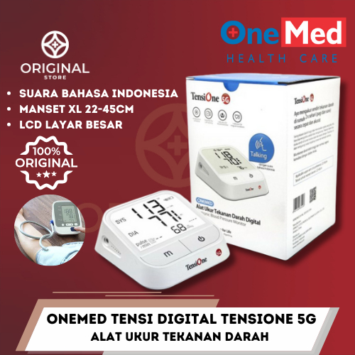 Original Tensimeter Onemed 5G Tensi Digital Onemed Alat Ukur Tekanan Darah