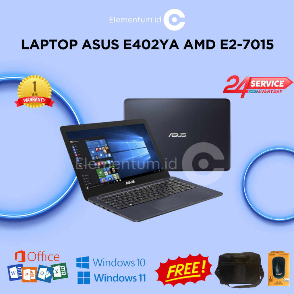 Laptop Asus E402YA AMD E2-7015 - 4GB 1TB - WIN10