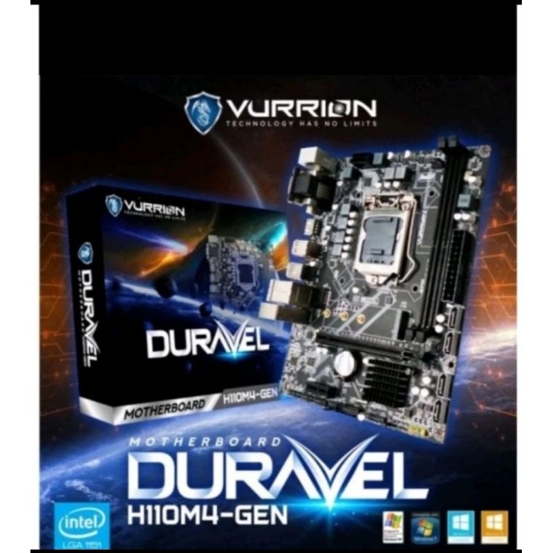 MOTHERBOARD VURRION H110M4 LGA 1151 GEN 6-9