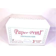 

Paper Print Kertas Continous Form - Paper Print 9,5" x 11" 3 Ply / Kertas Rangkap 3