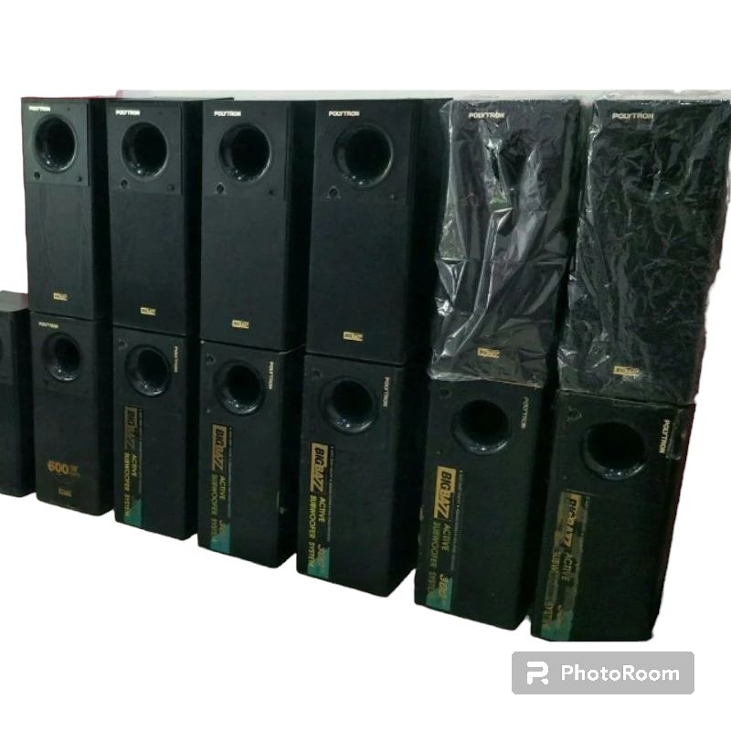 subwoofer polytron PSW 300, 500, 500i & 500C 700 LIKE NEW