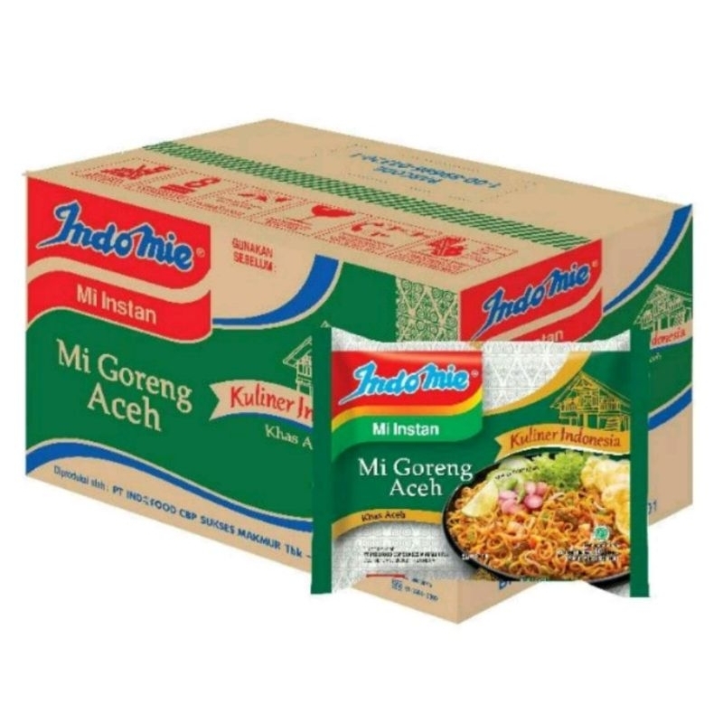 

1 DUS/40 PCS INDOMIE MIE INSTAN GORENG ACEH 90 GRAM TStore