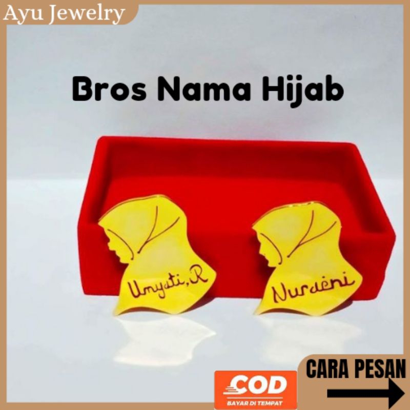 Bros Nama Arabic Bros Hijab Bros Custom Bros Lebaran Titanium Premium