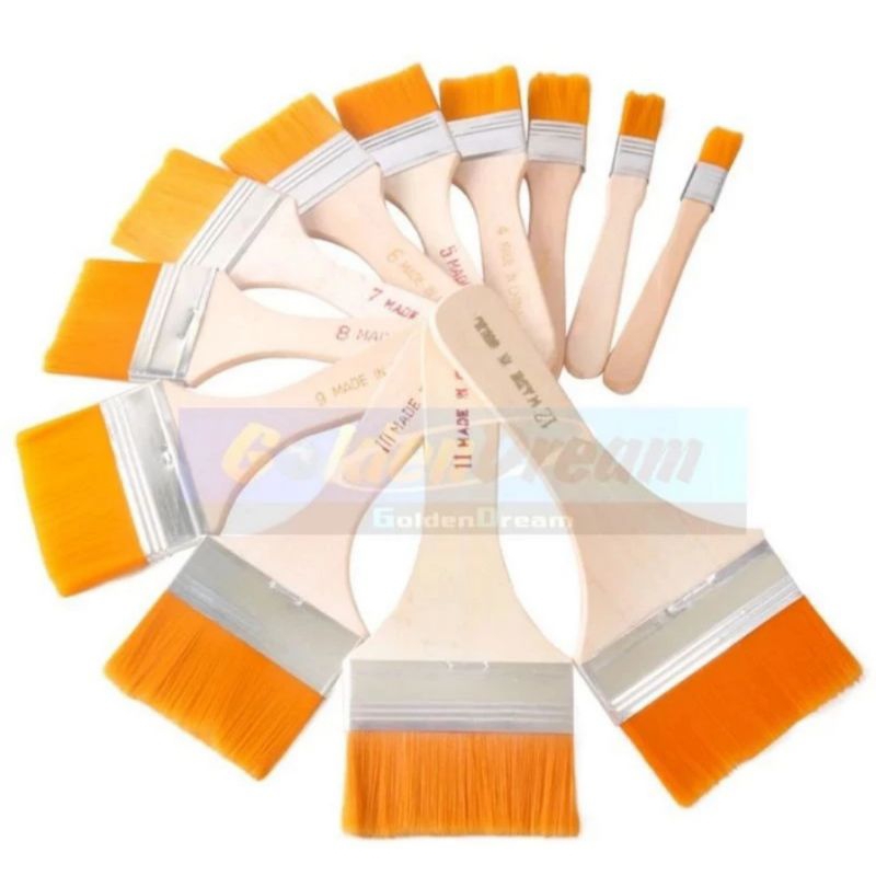 

KUAS NILON / KUAS LUKIS / KUAS VERNISH / KUASDECOUPAGE / PAINTBRUSH / ARTBRUSH