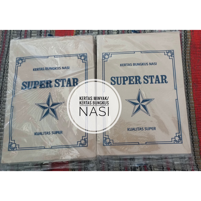 Kertas Pembungkus Nasi/Kertas Pembungkus Nasi isi 200/Kertas Minyak Nasi/Kertas Laminasi/Kertas Miny